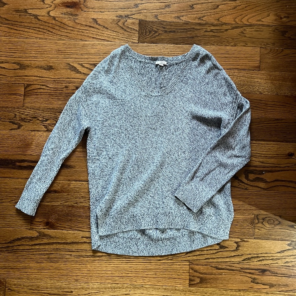 grey sweater